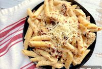 Creamy Sun-Dried Tomato Chicken Pasta Recipe