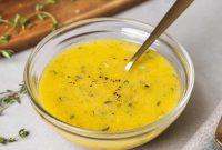 Homemade Lemon Thyme Vinaigrette for Salads