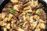 30-Minute Low-Carb Beef and Cauliflower Stir-Fry Recipe