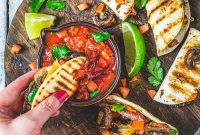 Mini Steak and Mushroom Quesadillas