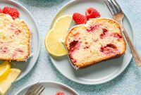 Glazed Raspberry Lemon Loaf Recipe