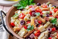 Zesty Italian Pasta Salad with Tangy Homemade Dressing