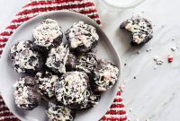 Peppermint Chocolate Cake Cookies