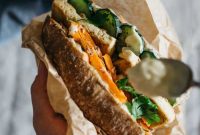 Veggie Sandwich with Coconut Oil Mayonnaise Recipe
