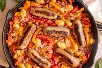 Skillet Gnocchi with Italian Sausage and Peppers