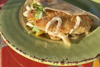 Crispy Gluten-Free Fish Tacos with Lime Slaw Recipe