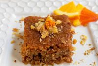 Tishpishti Honey Almond Cake with Citrus Syrup