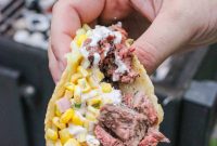 Grilled Steak Tacos with Mexican Street Corn and Cotija