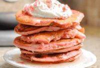 Fluffy Cake Mix Pancakes with Icing Syrup Recipe