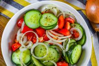 Cucumber and Tomato Salad with Fresh Herbs