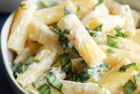 Creamy Lemon Ricotta Pasta with Garlic and Basil