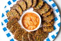 Crispy Oven Baked Brussels Sprouts Latkes