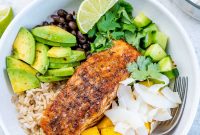 Tropical Salmon Meal Prep Bowls Recipe (Video)