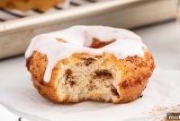 Homemade Cinnamon Roll Donuts Recipe