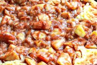 Cinnamon-Spiced Apple and Banana Dutch Baby Pancake