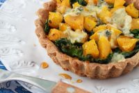 Gluten-Free Kale and Roasted Squash Tart Recipe