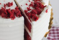Decadent Red Velvet Cake with Almond Cream Cheese Buttercream