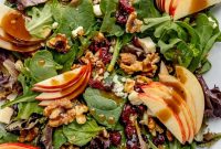Crisp Apple and Walnut Salad with Maple Vinaigrette