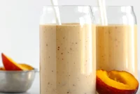 Creamy Peach and Banana Smoothie Recipe