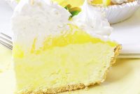 No-Bake Limoncello Cream Pie with Lemon Cookie Crust