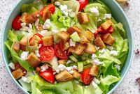 Goat Cheese Salad with Walnut Vinaigrette