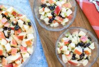 Apple and Raisin Salad Recipe with Honey Lemon Dressing