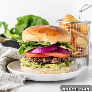 Vegan Black Bean Burgers