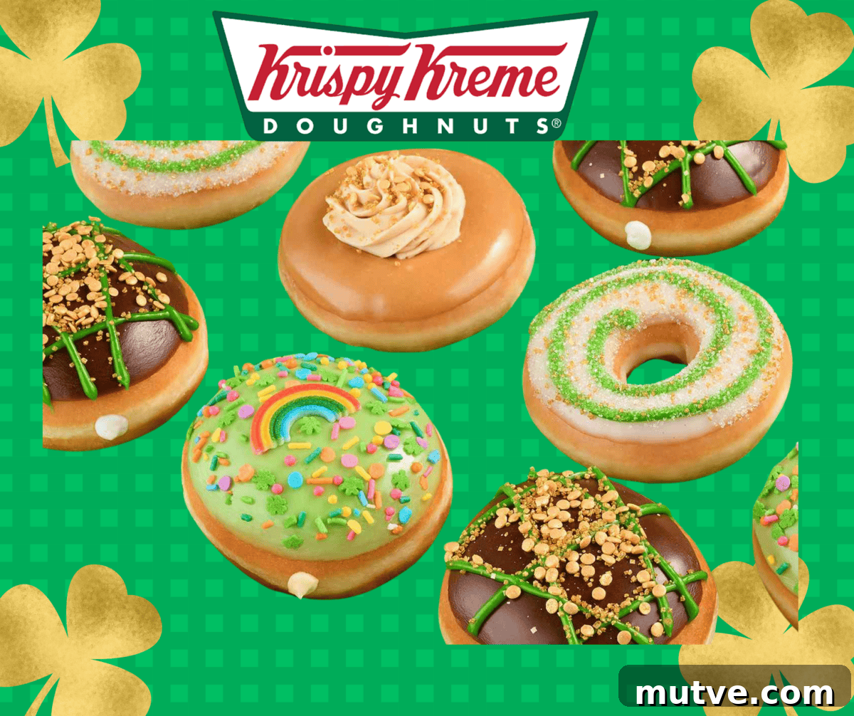 Get a Free Krispy Kreme St. Patrick's Day Doughnut Today 2 Krispy Kreme’s St. Patrick’s Day Donuts