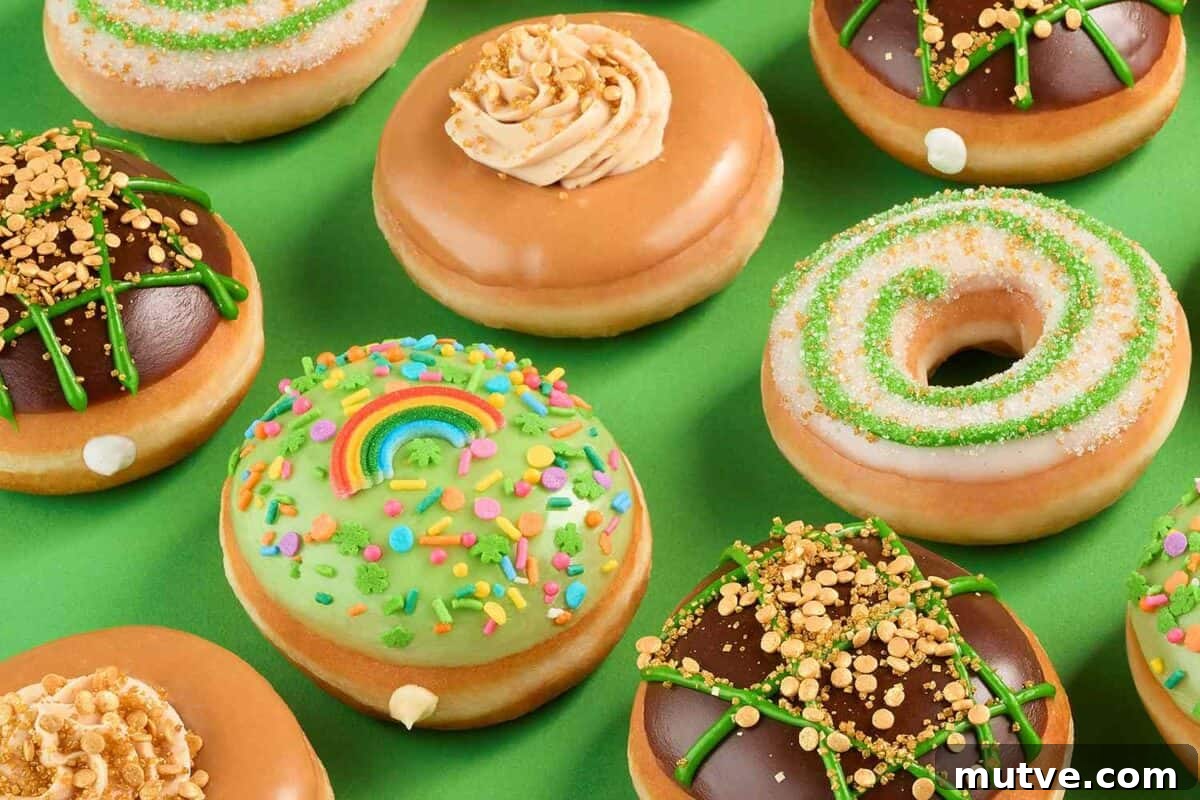 Get a Free Krispy Kreme St. Patrick's Day Doughnut Today 3 Krispy Kreme’s St. Patrick’s Day Donuts