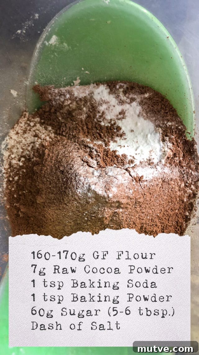 Gluten-Free Banana Cocoa Muffins Recipe 8 step by step 3