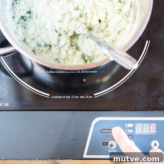 Low-Carb Kale Colcannon Recipe 11 Heating | Low-Carb, So Simple