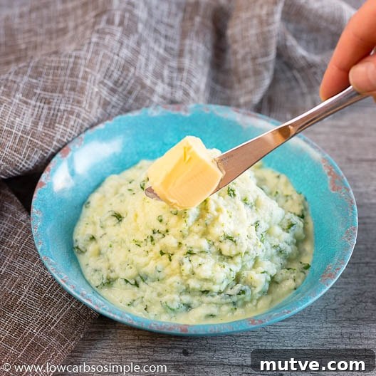 Low-Carb Kale Colcannon Recipe 12 Adding Butter | Low-Carb, So Simple