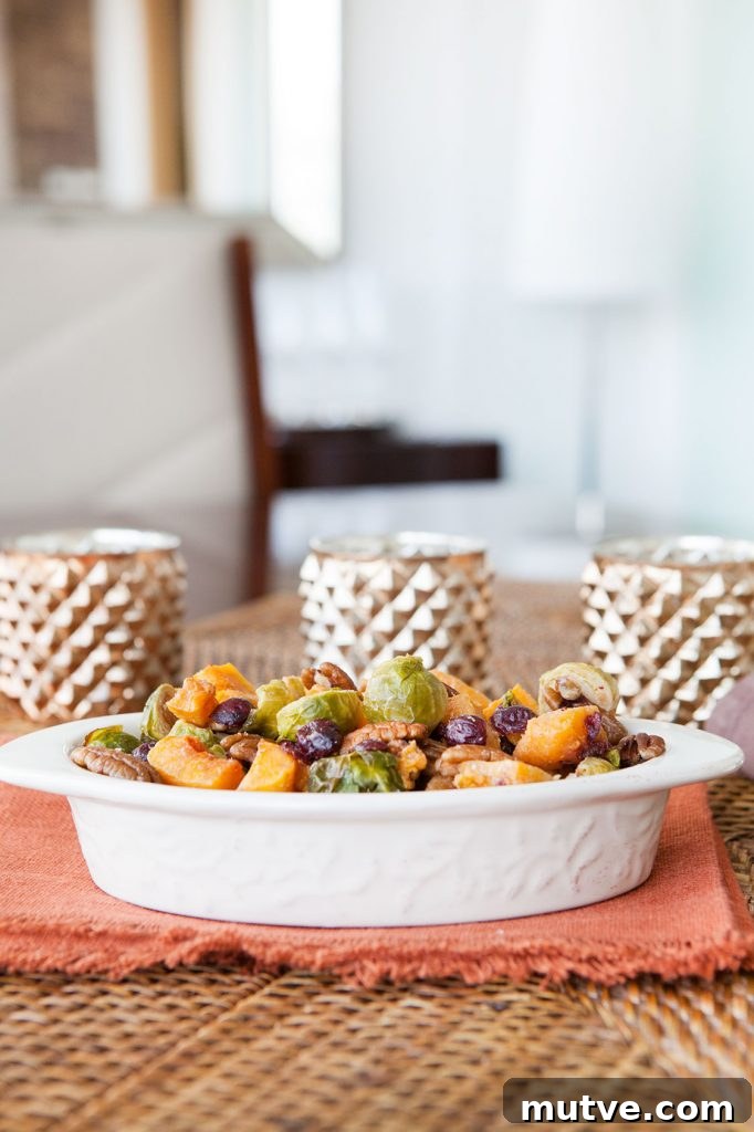 Sheet Pan Roasted Butternut Squash and Brussels Sprouts 3 Oven Roasted Butternut Squash and Brussels Sprouts