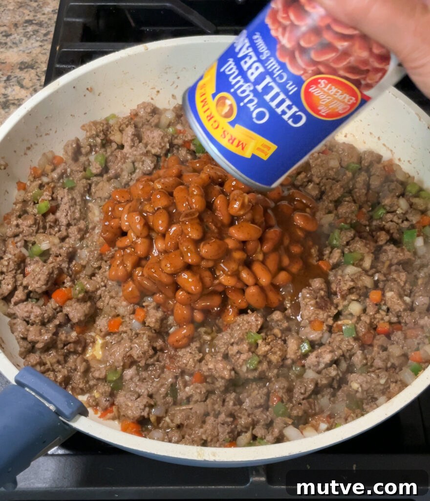 Loaded Cowboy Cornbread Casserole