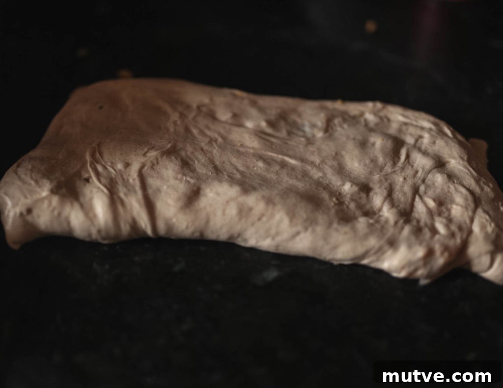 Sourdough Discard Cornmeal Loaf with Cheddar & Jalapeño 4 Laminating the dough