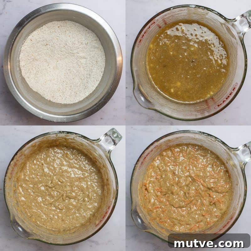 step 1 - preparing the batter
