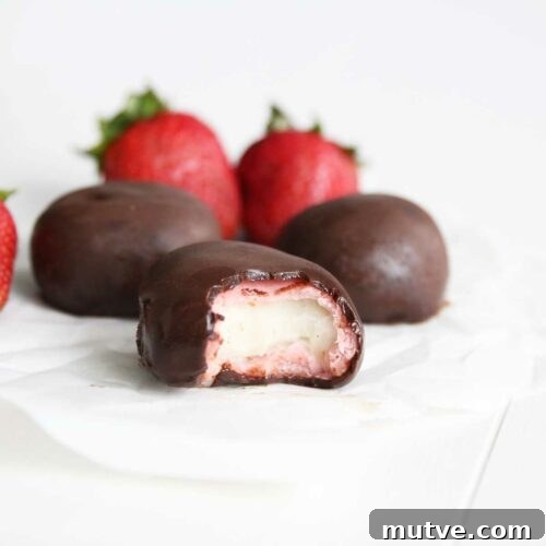 Over 10 Romantic Dessert Recipes for Valentine's Day 14 chocolate covered strawberry mochi