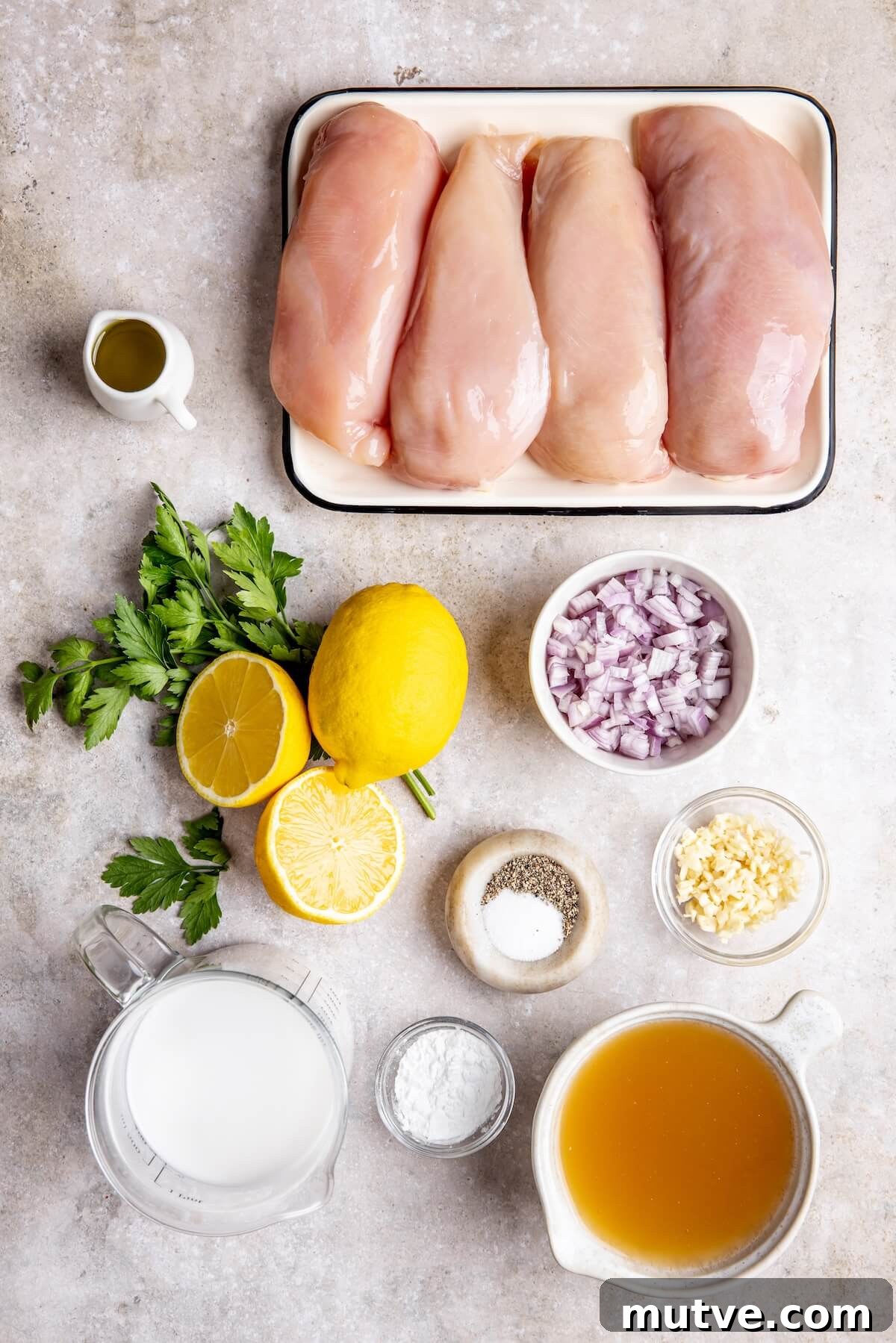 Dairy Free Creamy Lemon Pepper Chicken Recipe 5 Dairy Free Creamy Lemon Pepper Chicken Ingredients - Olivia Adriance