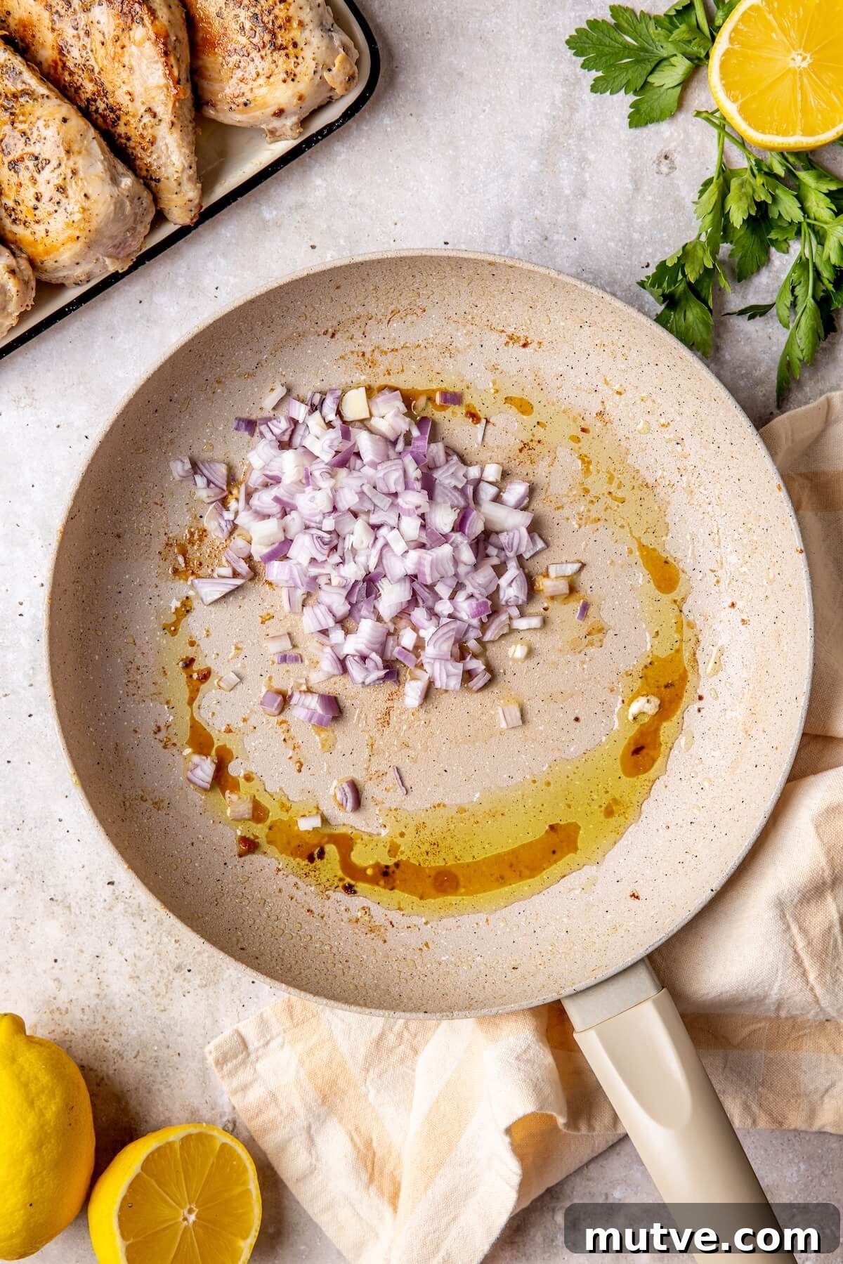 Dairy Free Creamy Lemon Pepper Chicken Recipe 8 Dairy Free Creamy Lemon Pepper Chicken Step 3 - Olivia Adriance