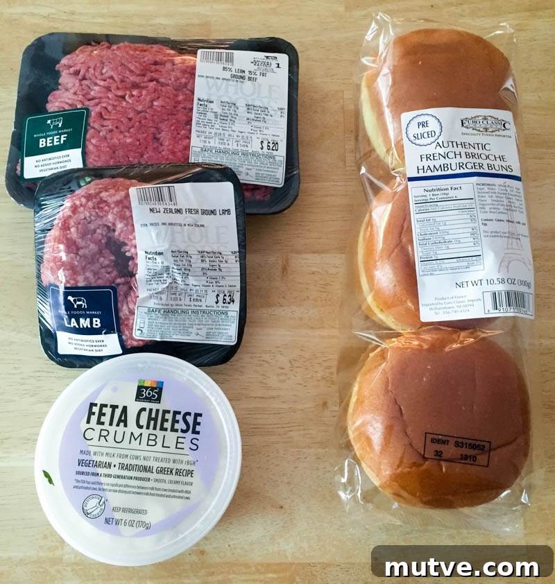 Grilled Greek Lamb Burgers on the Big Green Egg 3 Big Green Egg Greek Burgers