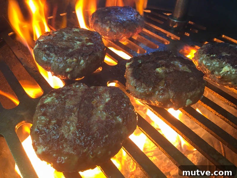 Grilled Greek Lamb Burgers on the Big Green Egg 6 Big Green Egg Greek Burgers