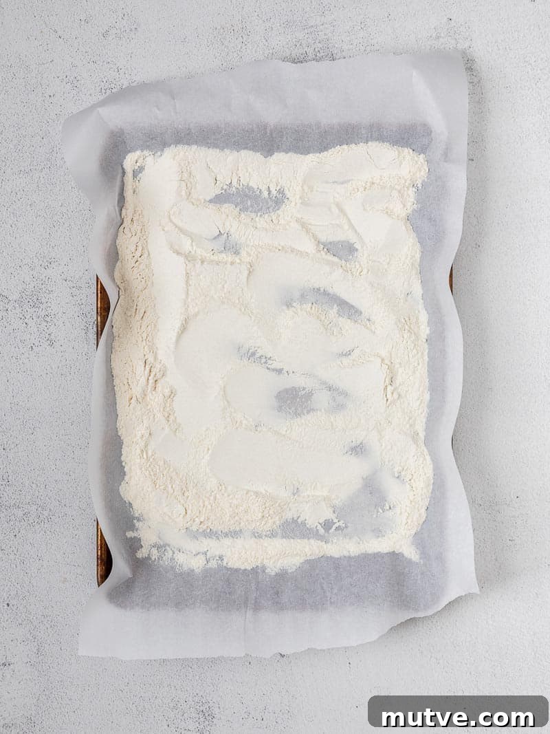 Edible Eggless Cookie Dough Recipe (Safe to Eat Raw) 4 flour in a pan before heating in the oven