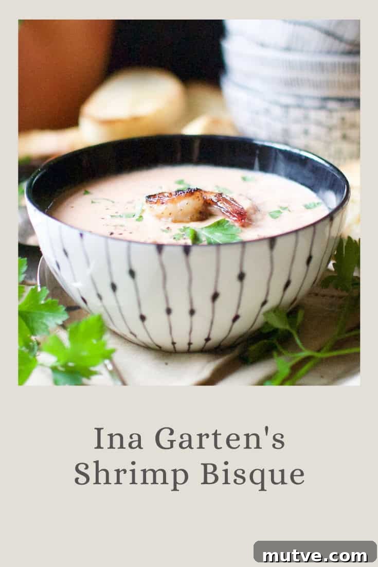 ina garten’s shrimp bisque