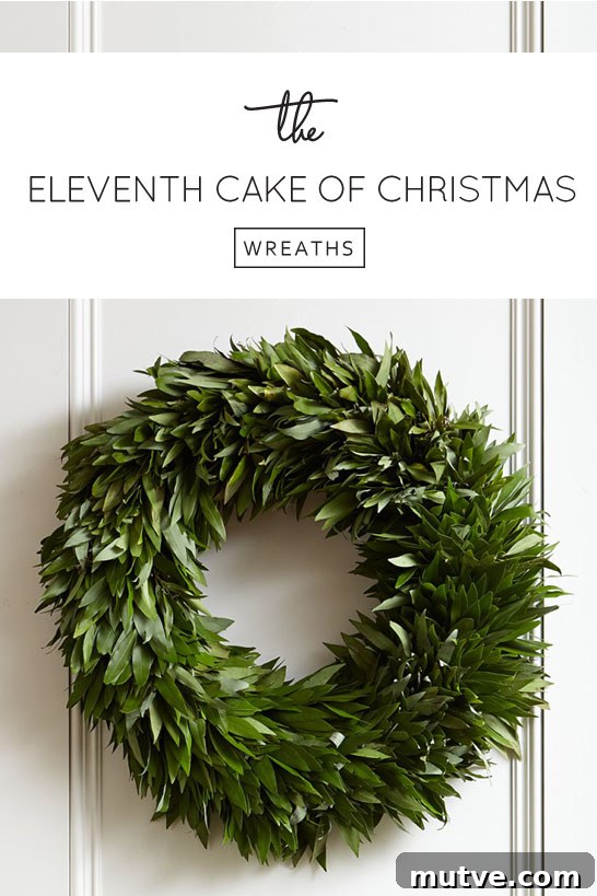 Inspired by Wreaths | The 11th Cake of Christmas | by Miso Bakes | #12CakesOfChristmas