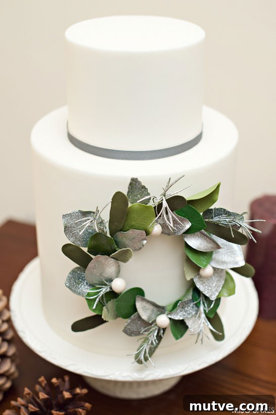 Inspired by Wreaths | The 11th Cake of Christmas | by Miso Bakes | #12CakesOfChristmas