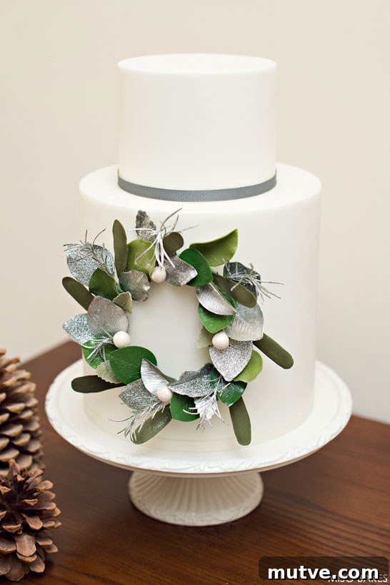 Inspired by Wreaths | The 11th Cake of Christmas | by Miso Bakes | #12CakesOfChristmas