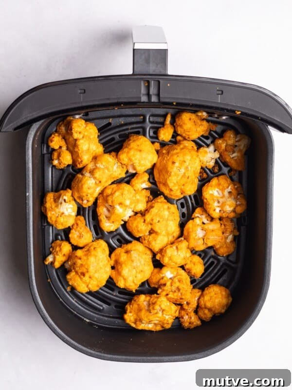 Crispy Air Fryer Broccoli in 10 Minutes 10 Cauliflower in an air fryer.