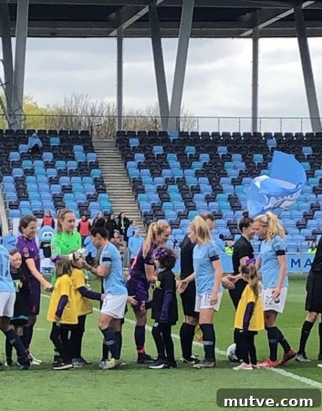 Kids' Sports Update: New Gear, Trends and Training 7 Little girls being football mascots Man City 2019