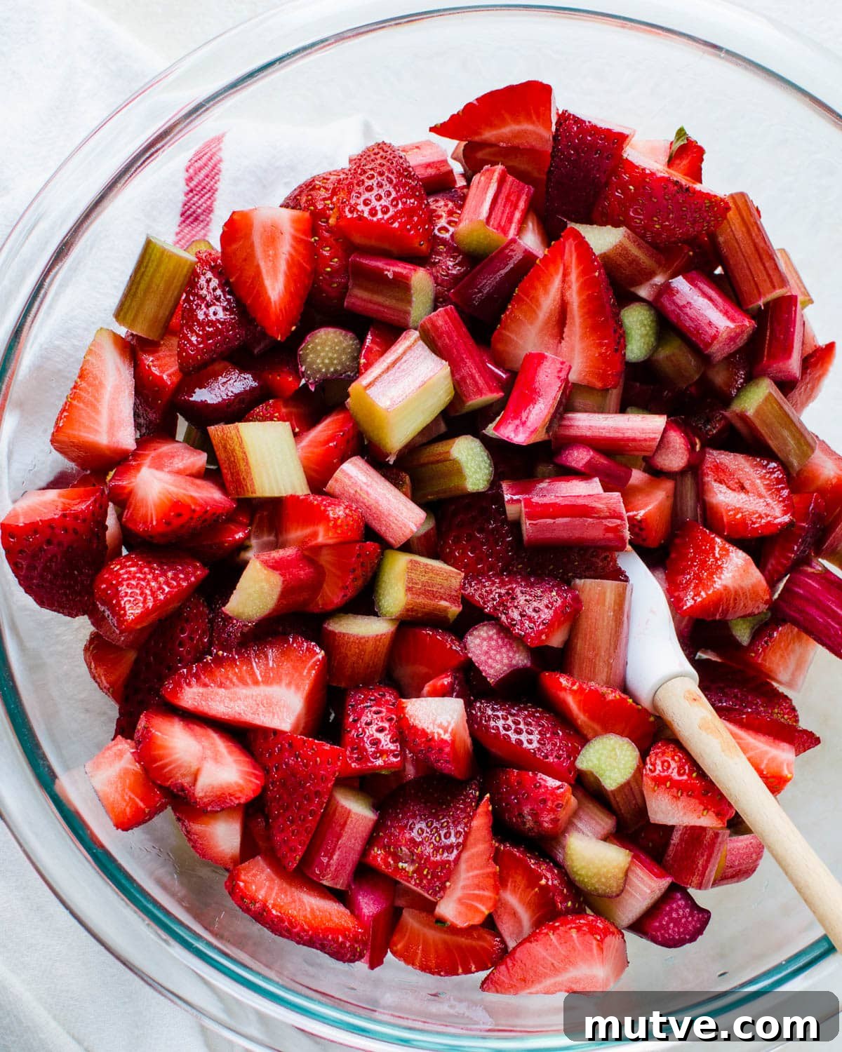 Rustic Strawberry Rhubarb Galette with Flaky Crust 3 Combining rhubarb and strawberries.