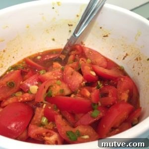 Indian Spiced Marinated Tomatoes Recipe with Cumin and Cilantro 3 img 231 2